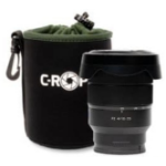 C-Rope CRP-LNB-M-BLK-2 camera lens case/cover Black, Green Fleece, Neoprene Pouch case