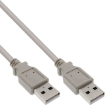InLine USB 2.0 Cable Type A male / male beige 1m