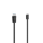 Hama 00200652 USB cable USB 3.2 Gen 1 (3.1 Gen 1) 1.5 m USB C USB A 5 Gbit/s Black