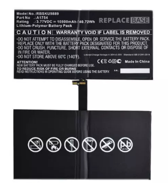 For iPad Pro 12.9 2nd Gen (2017) Replacement Battery | A1754 | 10800mAh thumbnail