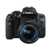 Canon EOS 750D + EF-S 18-55mm Kit fotocamere SLR 24,2 MP CMOS 6000 x 4000 Pixel Nero