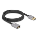 DeLOCK 81080 DisplayPort kabel 2 m Grijs, Zwart