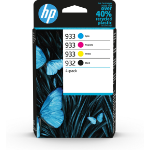 HP 6ZC71AE/932/933 Ink cartridge multi pack Bk,C,M,Y 8,5ml + 3x4ml Pack=4 for HP OfficeJet 6100/7510/7610