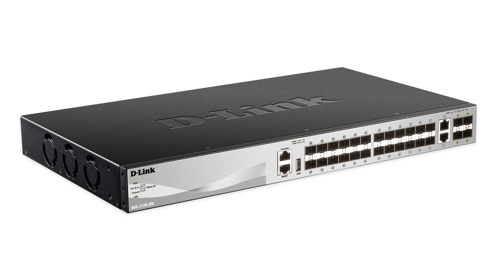 Image of D-Link DGS-3130-30S Managed L3 Black, Grey