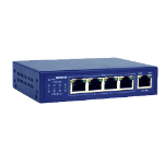 4XEM 4XLS5004P255 network switch Unmanaged Blue Power over Ethernet (PoE)