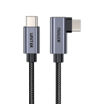 UNITEK C14123BK-1M USB cable USB 2.0 USB C Black, Grey