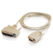C2G 6ft Db25 Male - Db9 Female parallel cable