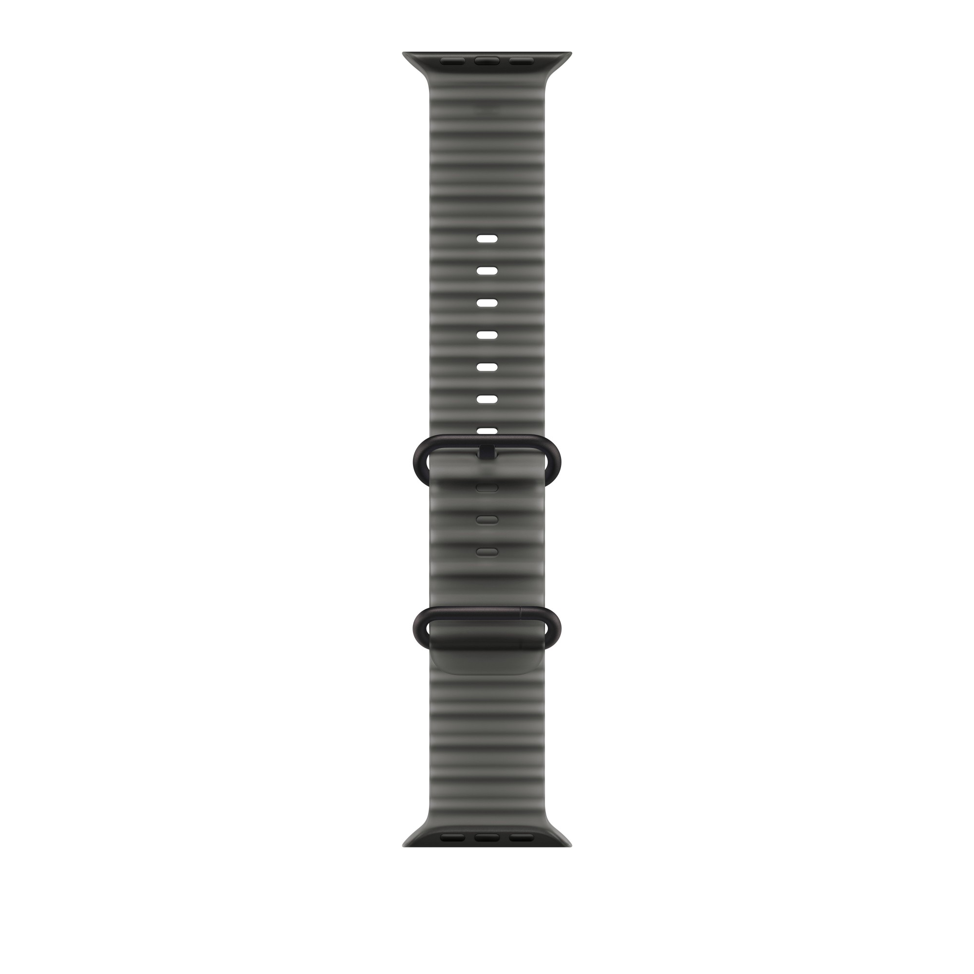 Apple 49mm Translucent Black Ocean Band - Black Titanium Finish