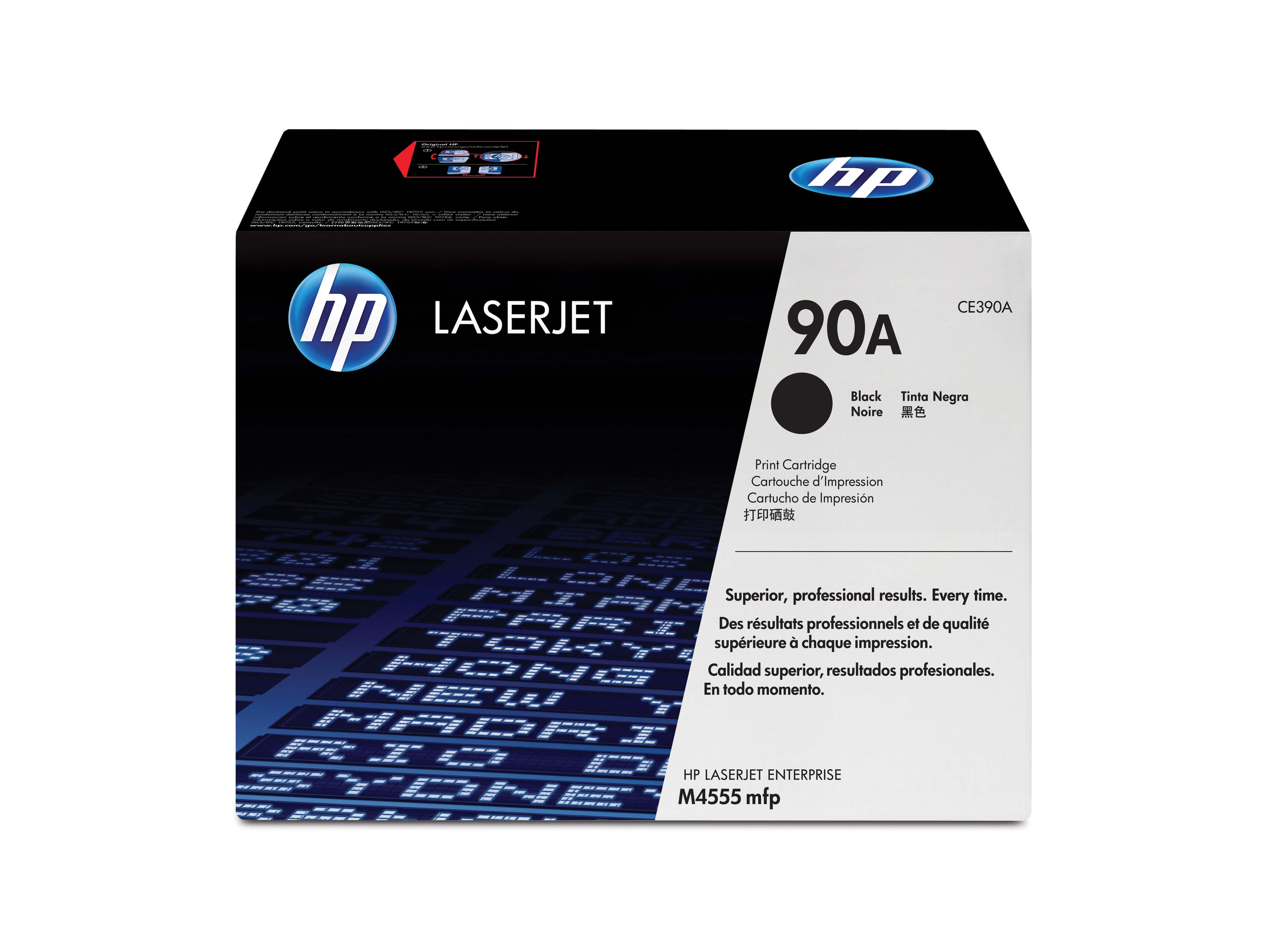 Image of HP CE390A/90A Toner cartridge black, 10K pages ISO/IEC 19752 for...