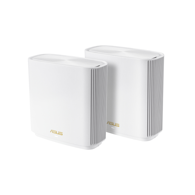 ASUS ZenWiFi AX XT8 (W-2-PK) trådlös router Gigabit Ethernet Tri-band (2,4 GHz / 5 GHz / 5 GHz) 4G Vit