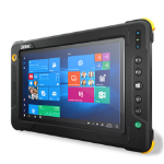 Getac EX80 128 GB 20.3 cm (8") Intel Atom® 4 GB Wi-Fi 4 (802.11n) Windows 10 Pro Black, Yellow