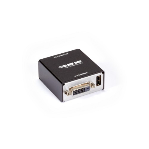 Black Box VGA TO DVI-D VIDEO CONVERTER (USB POWERED) FOR KVM Active video converter 1920 x 1200 pixels