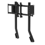 Oplite OP-SMS-GTRESB flat panel bureau steun 144,8 cm (57") Paal Zwart