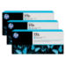 HP 771C 775 ml DesignJet-bläckpatron i 3-pack, ljus cyan
