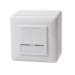 LogiLink NP0035A socket-outlet RJ-45 Metallic, White