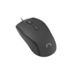 NAT ec Optical Mouse HOOPOE 2 1600 DPI, USB, Black