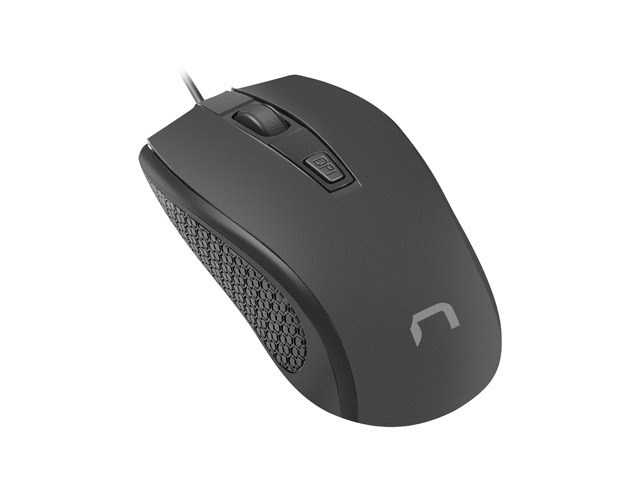 NAT ec Optical Mouse HOOPOE 2 1600 DPI, USB, Black
