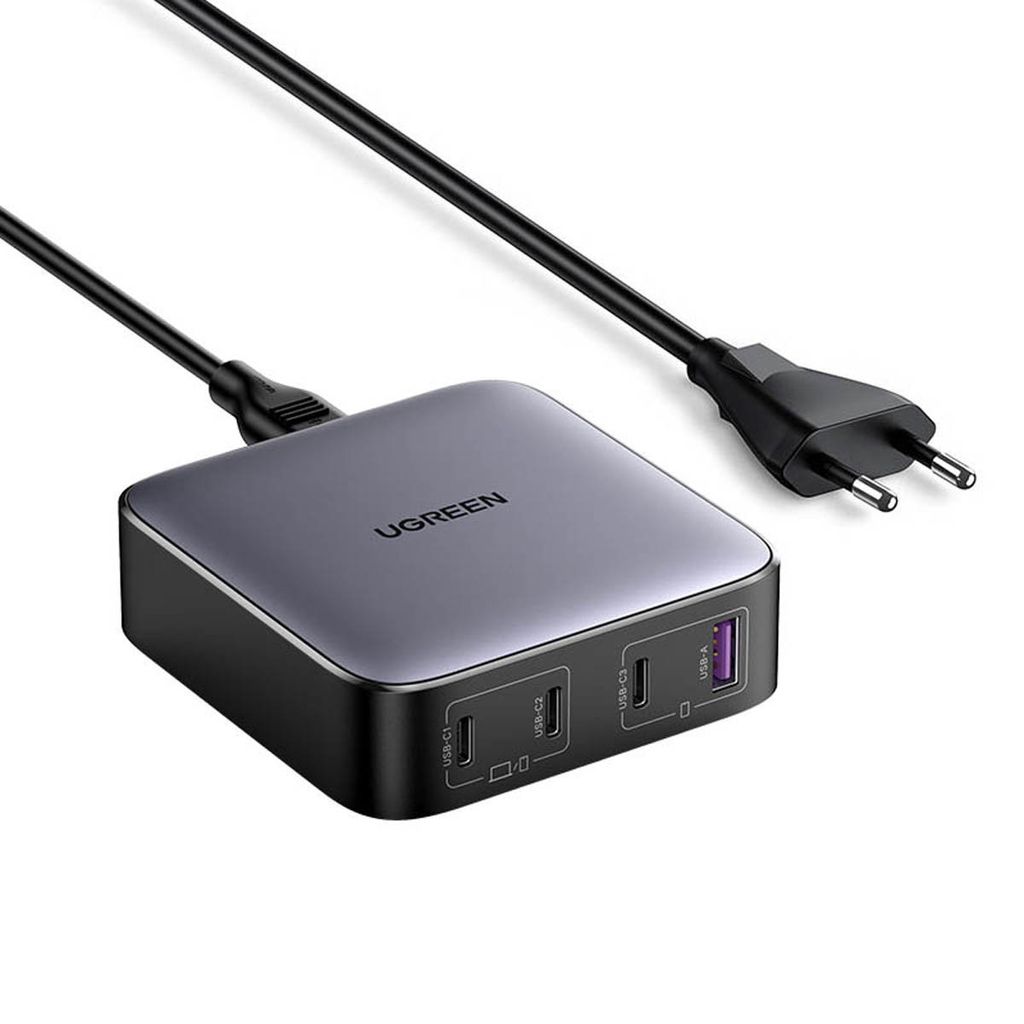 EU Product - Nexode GaN Fast Charger 3xUSB-C, 1xUSB-A, 100W thumbnail