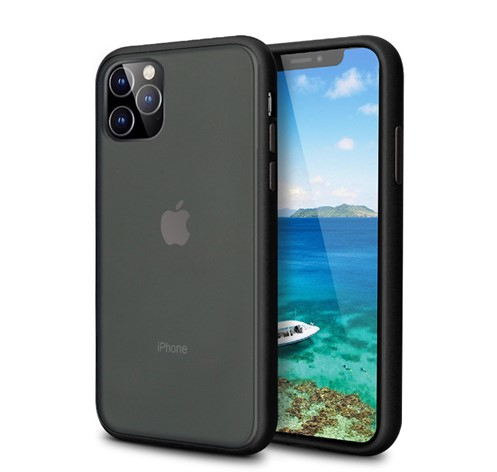 JLC iPhone 11 Pro Max Matte Clear - Black