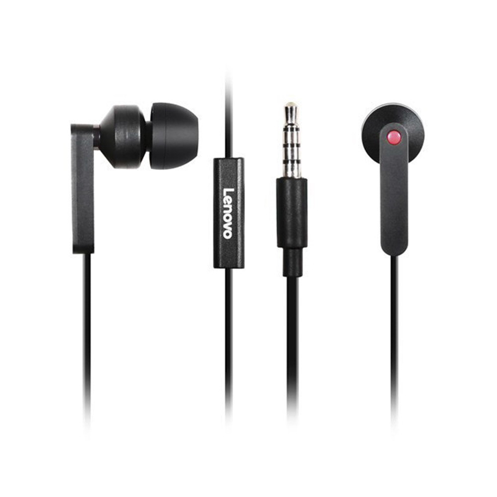 Image of Lenovo 4XD0J65079 headphones/headset Wired In-ear Calls/Music Black