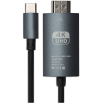 Maplin USB-C to HDMI Cable Supports Ultra HD 4K@60Hz - 3m