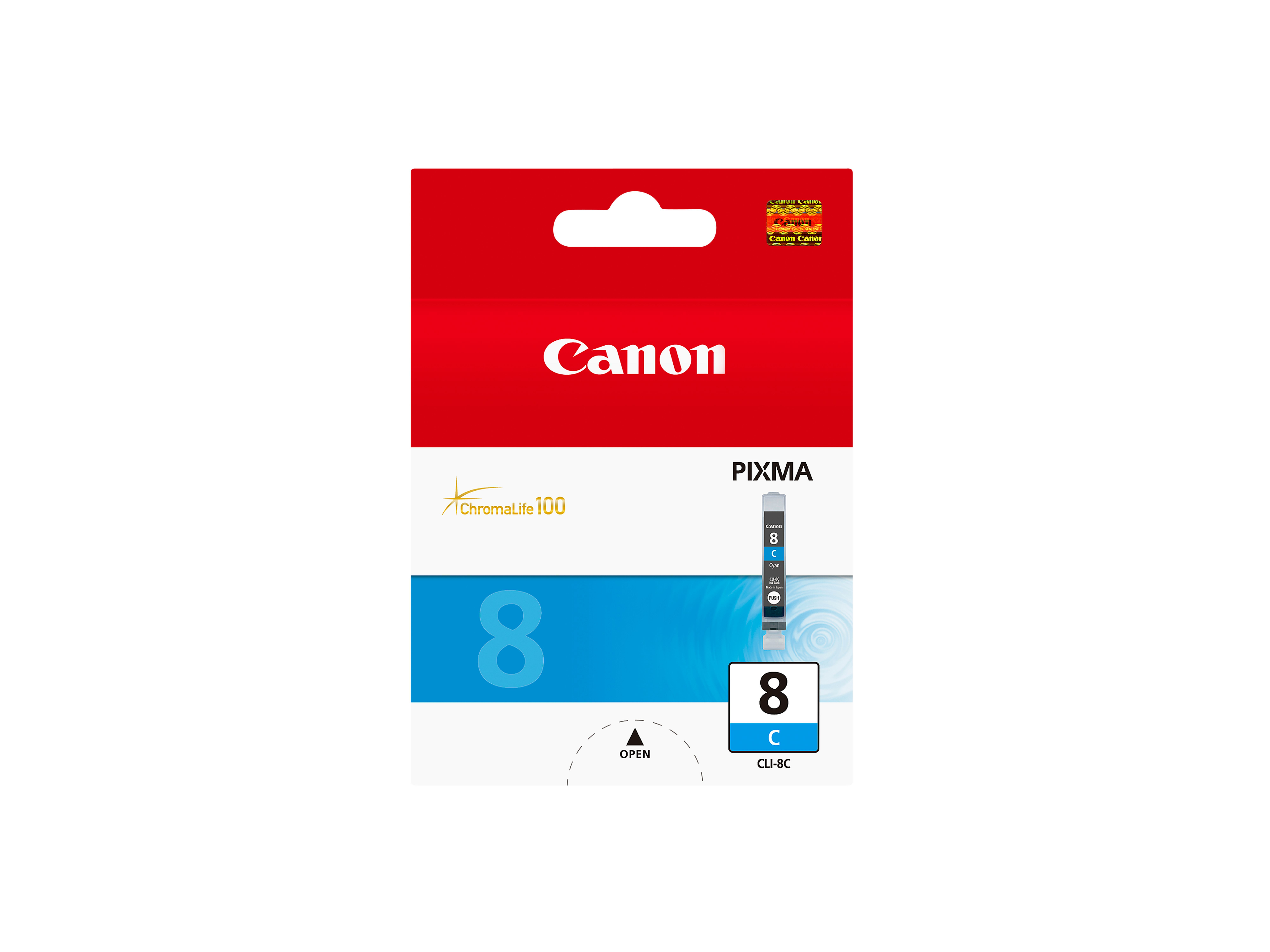 Image of Canon 0621B001/CLI-8C Ink cartridge cyan, 420 pages ISO/IEC 24711...