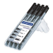 Staedtler 31-9WP4GS Permanent-Marker Schwarz 4 Stück(e)