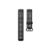 Fitbit FB168SBBKS Smart Wearable Accessories Band Black Aluminium, Silicone