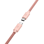 Juice JUI-CABLE-TYPEC-TYPEC-2M-BRD-ECO-RGD USB cable USB 3.2 Gen 1 (3.1 Gen 1) USB C Rose gold