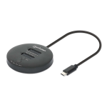 Manhattan 130752 media duplicator HDD/SSD duplicator Black 1 copies