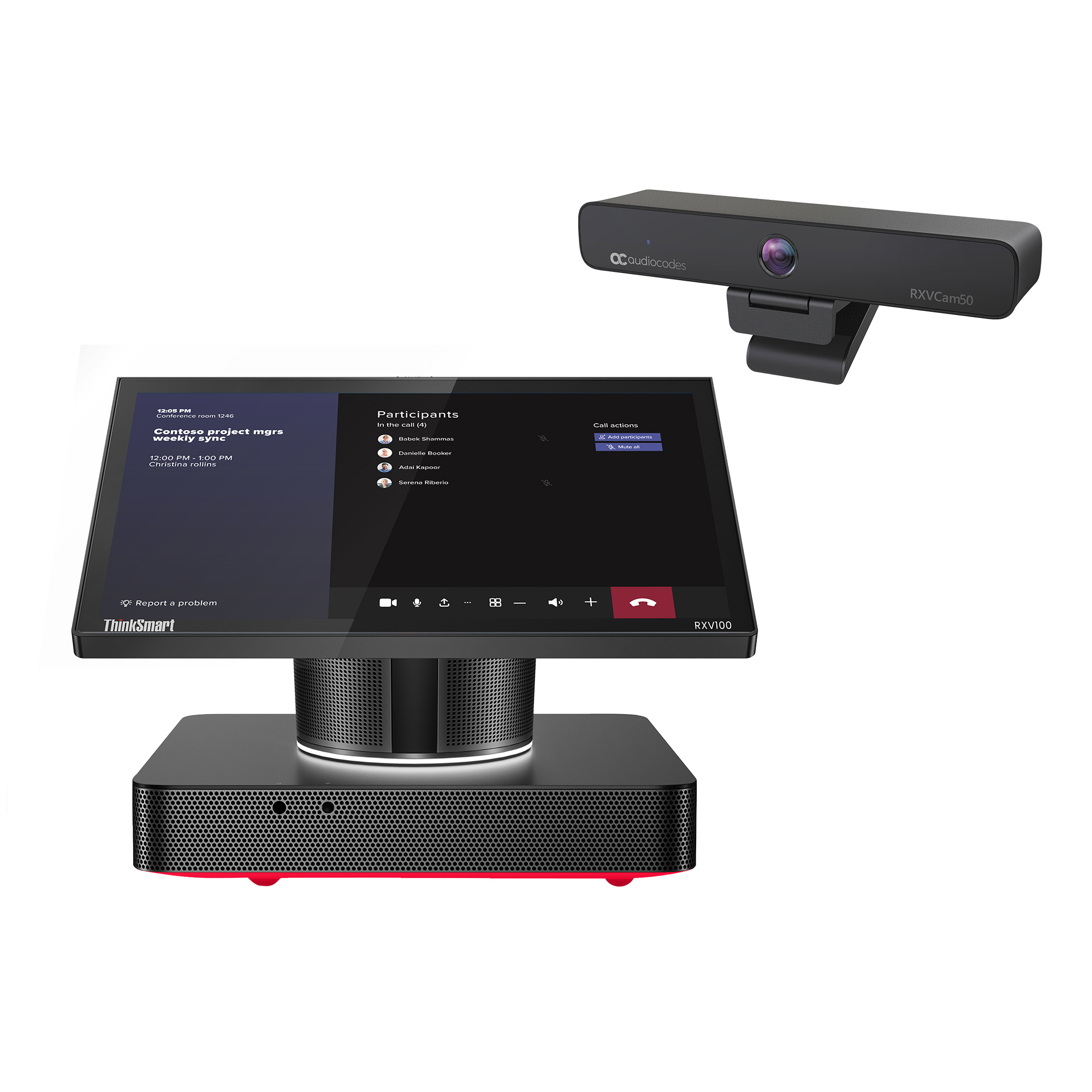 Image of AudioCodes RXV100 Hub with Audio bundled with RXVCam50M....