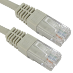 TARGET RJ45 (M) to RJ45 (M) CAT5e 10m Grey OEM Moulded Boot Copper UTP Network Cable