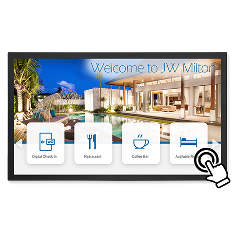 Sharp M431-IR 43 inches 4K Ultra HD LCD Touchscreen Commercial Display