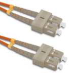 Qoltec 54012 InfiniBand/fibre optic cable 3 m SC Orange