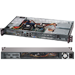 Supermicro CSE-505-203B server barebone Rack (1U)