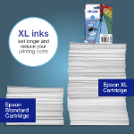 Epson C13T17H24020/406XL Ink cartridge cyan high-capacity Blister, 1.2K pages 12.5ml for Epson WF-3920