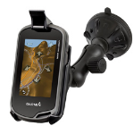RAM Mounts Twist-Lock Low Profile Suction Mount for Garmin Oregon + More