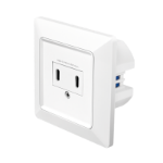 LogiLink Wall outlet with 2-port USB-C charger, 25W PD