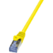 LogiLink Cat6a S/FTP, 3m networking cable Yellow S/FTP (S-STP)