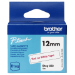 Brother BTAG-232 DirectLabel-etikettes red on white 12mm x 4m for Brother Btag 12mm