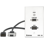Extron 60-1371-21 wall plate/switch cover Black