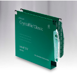 Rexel Crystalfile Classic `275` Lateral File 30mm Green (50)