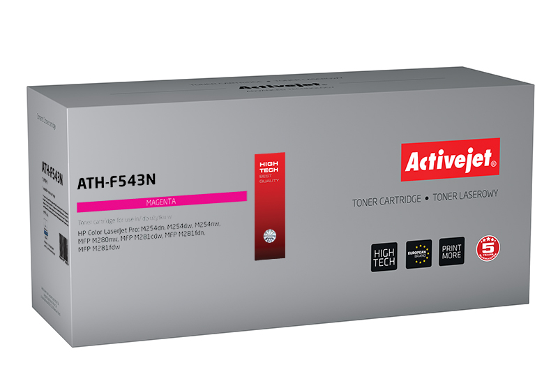 Activejet ATH-F543N toner (replacement for HP 203A CF543A; Supreme; 1300 pages; magenta)