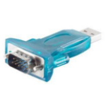 Microconnect USBADB9M tussenstuk voor kabels USB 2.0 Serial Zwart