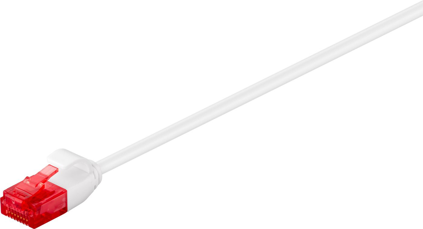 Image of Microconnect V-UTP605W-SLIM networking cable White 5 m Cat6 U/UTP...