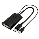 DELL 470-AANW video cable adapter DisplayPort DVI Black