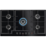 AEG 8000 Series 90cm 5 Burner Gas-on-Glass Hob - Black