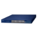 PLANET Layer 3 24-Port 10/100/1000T Managed L3 Gigabit Ethernet (10/100/1000) Power over Ethernet (PoE) Blue