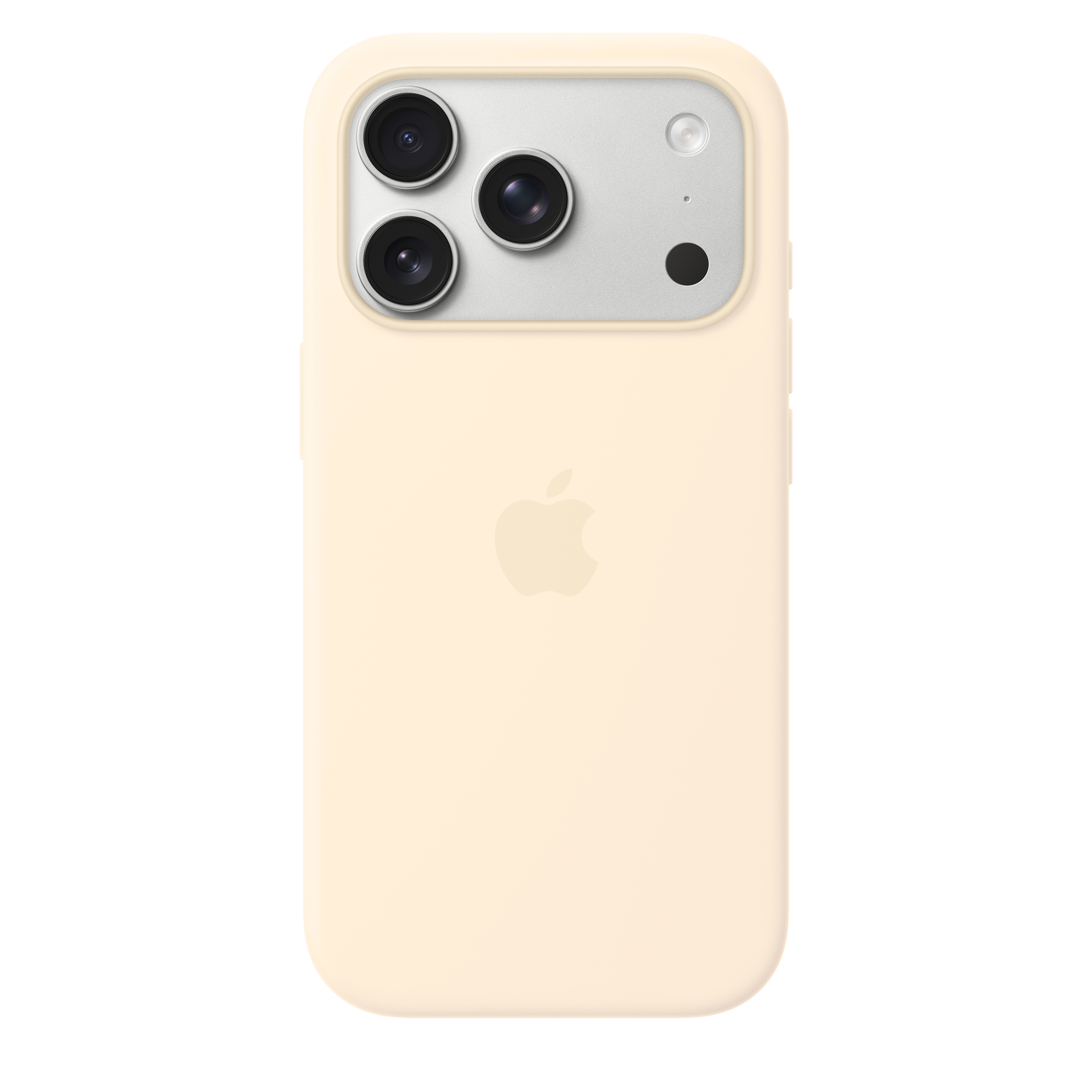 Apple iPhone 17 Pro Silicone Case with MagSafe – Vanilla