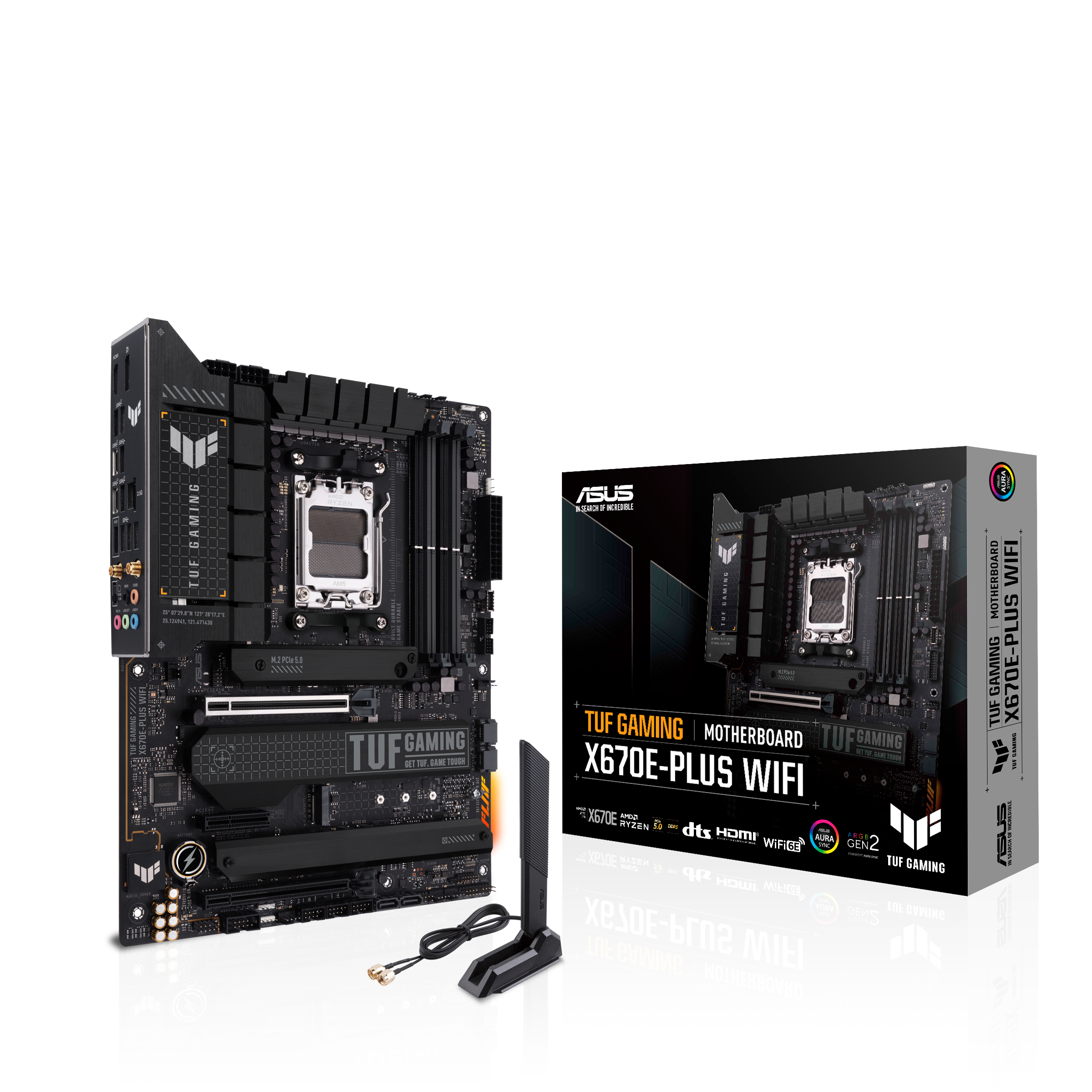 Image of ASUS TUF GAMING X670E-PLUS WIFI AMD X670 Socket AM5 ATX